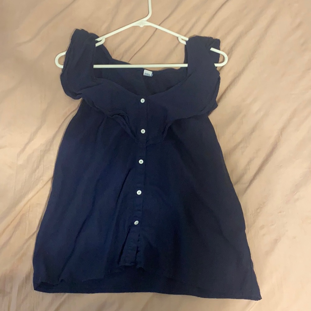 Old navy, navy blue shirt